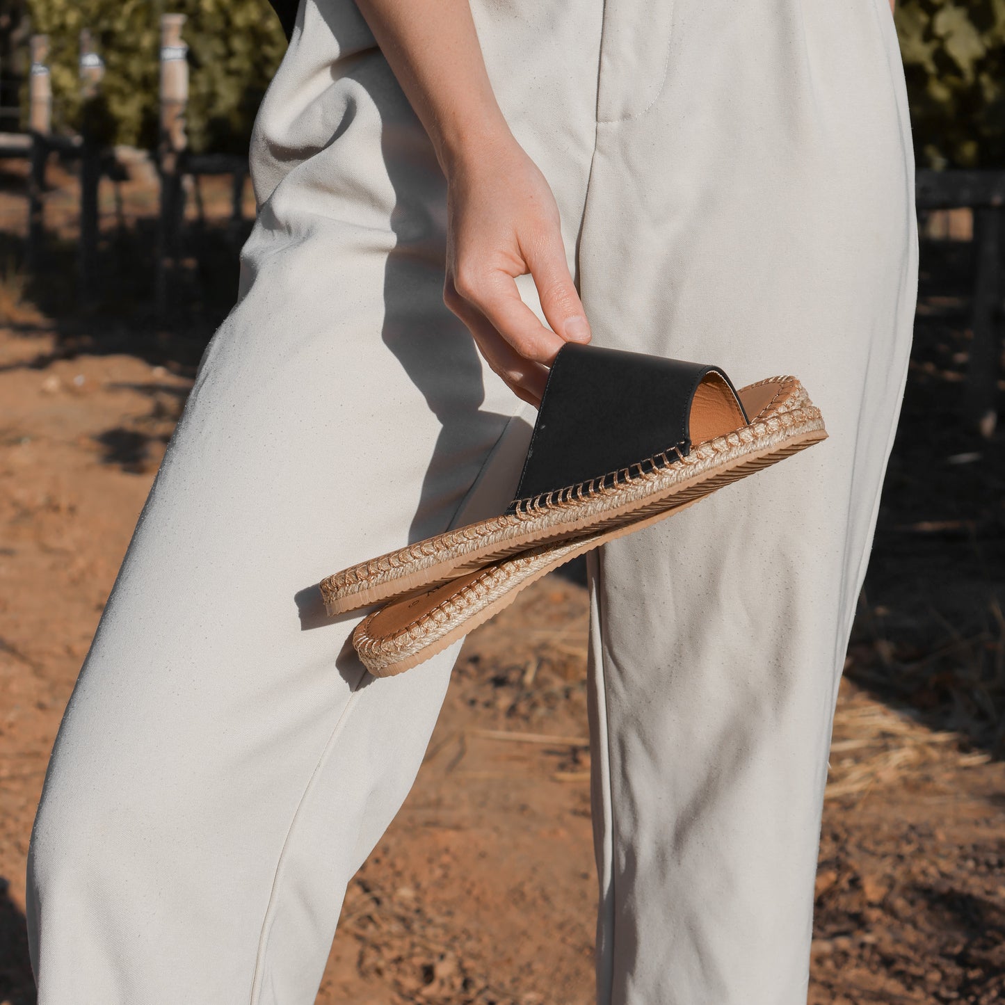 Espadrille One band mule