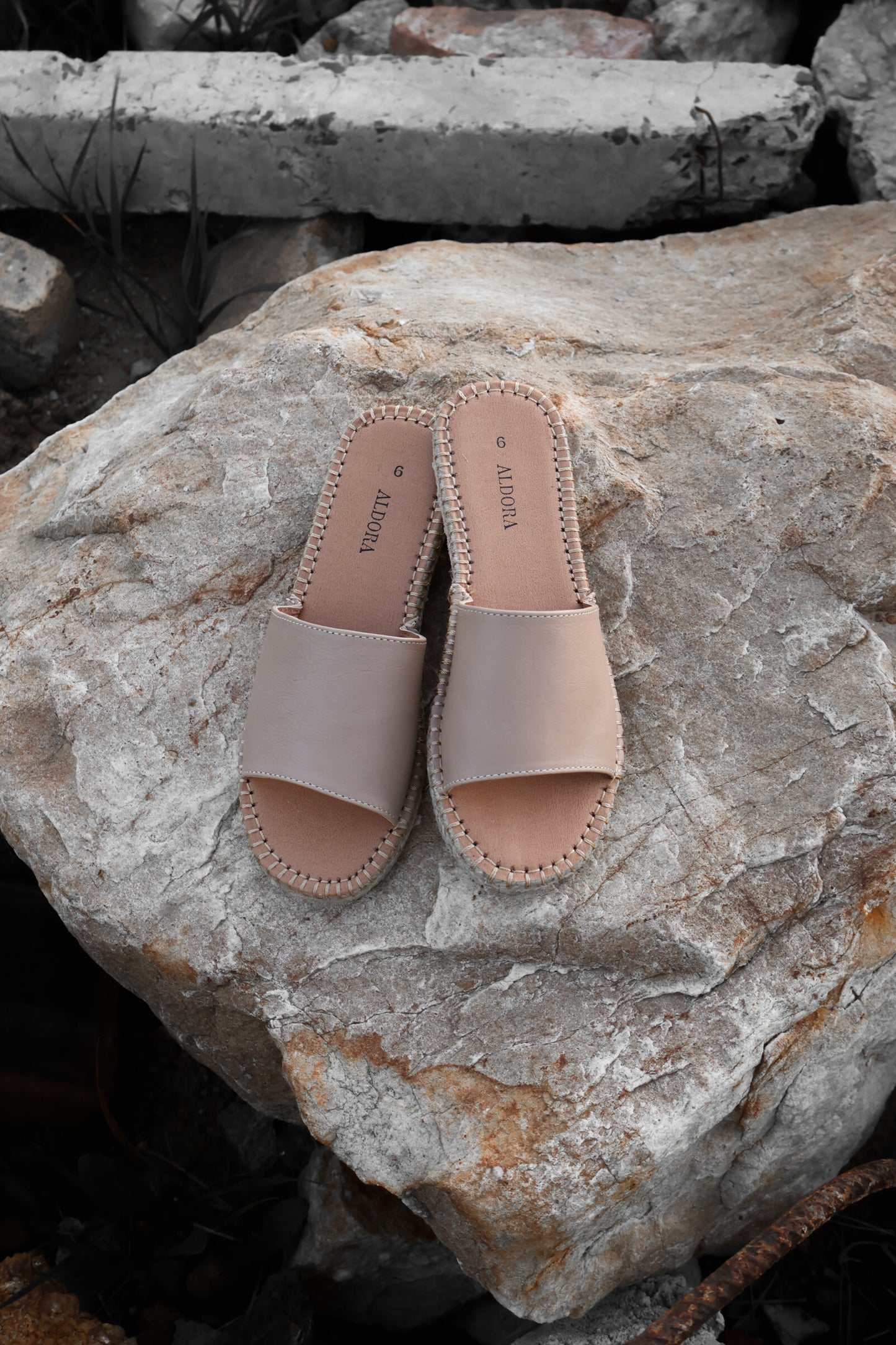 Espadrille One band mule - ALDORA - null