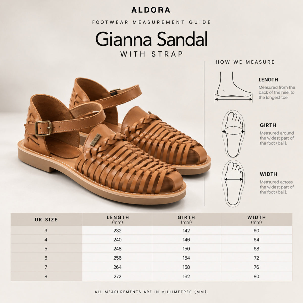 Gianna Sandal - With Strap